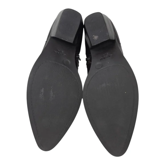 GIANNI BINI Leather Dandy Brown Western Style Booties size 7 - Picture 8 of 13